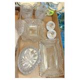 Assorted Pressed Glass