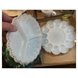 Deviled Egg Plate Divided Dish