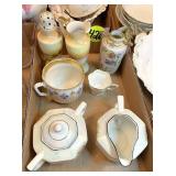 Bavaria Cream & Sugar, Nippon Vase & Misc.
