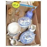 Bell & Assorted Blue Dishes
