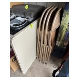Folding Table w/(4) Chairs