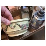 Leather Bank Jar & Weller Bowl