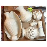 Lenox & Irish Belleek Pieces