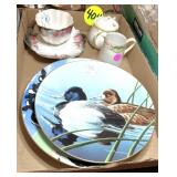 Nippon Cream & Sugar, (2) Plates, Cup & Saucers
