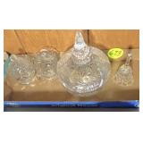 Ornate Pressed Glass Pieces