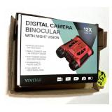 Vivitar 12x Digital Camera Binocular w/Night...