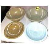 (4) Texas Ware Bowls