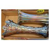 (2) Carnival Glass Vases