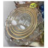 Nesting Glass Bowls & Assorted Bowls