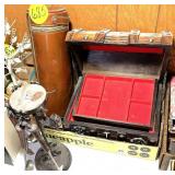 Jewelry Box & Kitchen Utensils w/Holder
