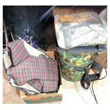 (2) Life Jackets, Fishing Bucket & Hunting...