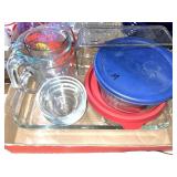 (2) Boxes Glass Baking Dish & Storage Containers