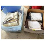 Box & Tote w/Rugs & Linens