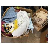 (4) Boxes Comforter, Blankets, Sheets & Pillows