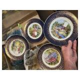 (4) Ironstone George & Martha Plates