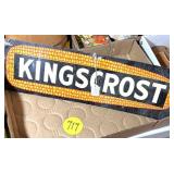 Kingscrost Tin Tacker Sign