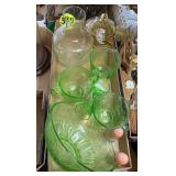 Green Depression Glass