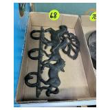 Cast Iron Horse Coat Hook & Trivet