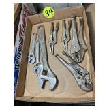 Vise Grip & Crescent Wrenches