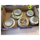 (1) Wavecrest Pin Dish & Unmarked Dishes