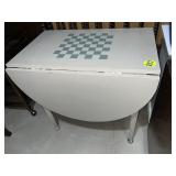 Gray Drop Leaf Table