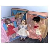 (4) Madame Alexander Dolls