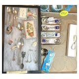 Sterling Baby Spoon & Assorted Spoons