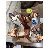 Cow Creamer, Sugar, Delft Shoe & Misc.