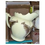 Custard Wing Scroll Pitcher