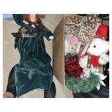 Box of Christmas Decor & Music Box