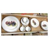 (2) Boxes Turkey Federation Plates & Cups