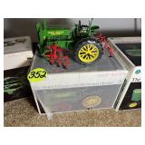 Precision John Deere Model A Tractor w/Cultivator