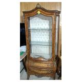 Ornate Display Cabinet w/Damage