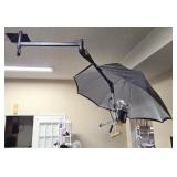 48" Unbrella w/ Light & Arm