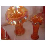 Imperial Marigold Morning Glory Carnival Glass