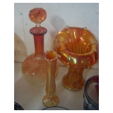 Imperial Marigold Morning Glory Carnival Glass