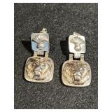 Vintage Lion Mask Earrings