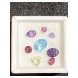 Collection of (8) Gems (assorted sizes, cuts,