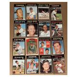 Collection of (16) Vintage Topps 1970ï¿½s Baseball