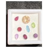 Collection of (8) Gemstones (assorted colors,