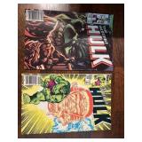 (2) Vintage The Incredible Hulk Comic Books