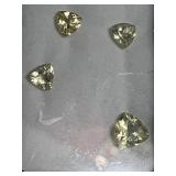 (4) Large Trillion Cut Gems