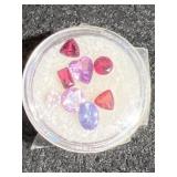 Collection of (8) Gems (assorted sizes, colors,