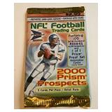 Vintage UNOPENED Pack Football Cards