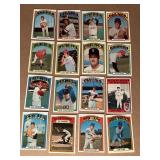 Collection of (16) Vintage Topps 1972 Baseball
