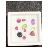 Collection of (10) Gems (assorted sizes, colors,