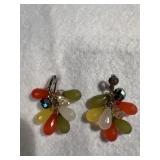 Pr Vintage Multi-Colored Earrings