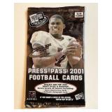 Vintage UNOPENED Pack Football Cards