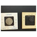 Silver Chile Coin 1907