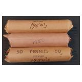 Collection of 1950ï¿½s United States Pennies